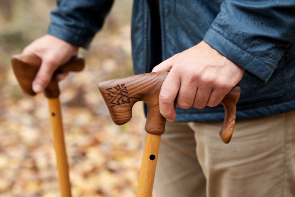 affordable wooden carved canes walking sticks for short disabled