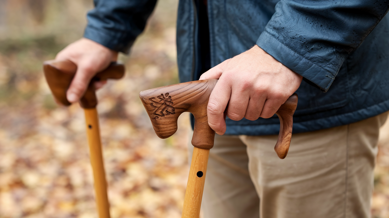 affordable wooden carved canes walking sticks for short disabled