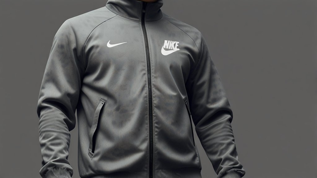 grey nike jacket zip up no background cartoon
