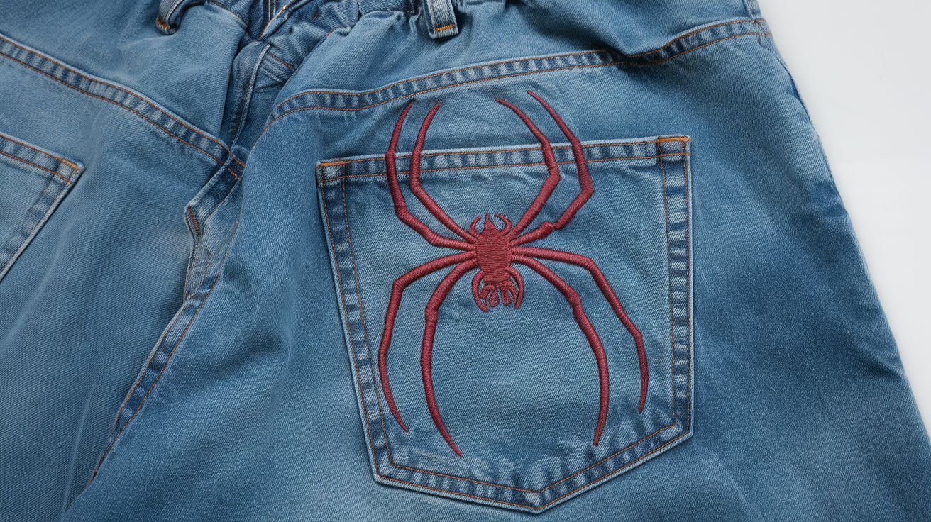 BDG Nitro Spider Embroidered Baggy Fit