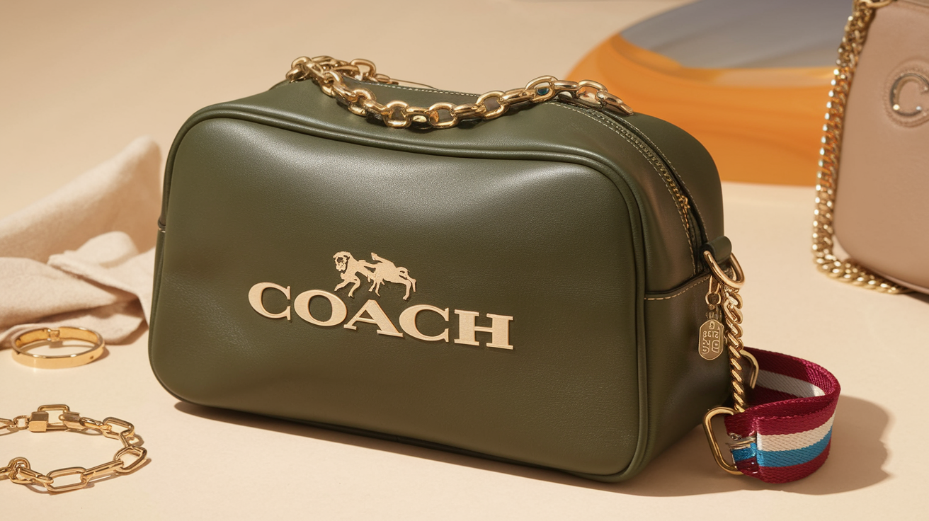 Coach 1996 Olympic Green Leather​