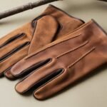 Reverse Suede Deerskin Leather Gloves